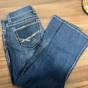 BKE Blue Ankle Cropped Jeans Classic Style